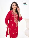 Amelia By Blue Hills Lucknavi Work Rayon Short Kurtis Wholesale Shop In Surat